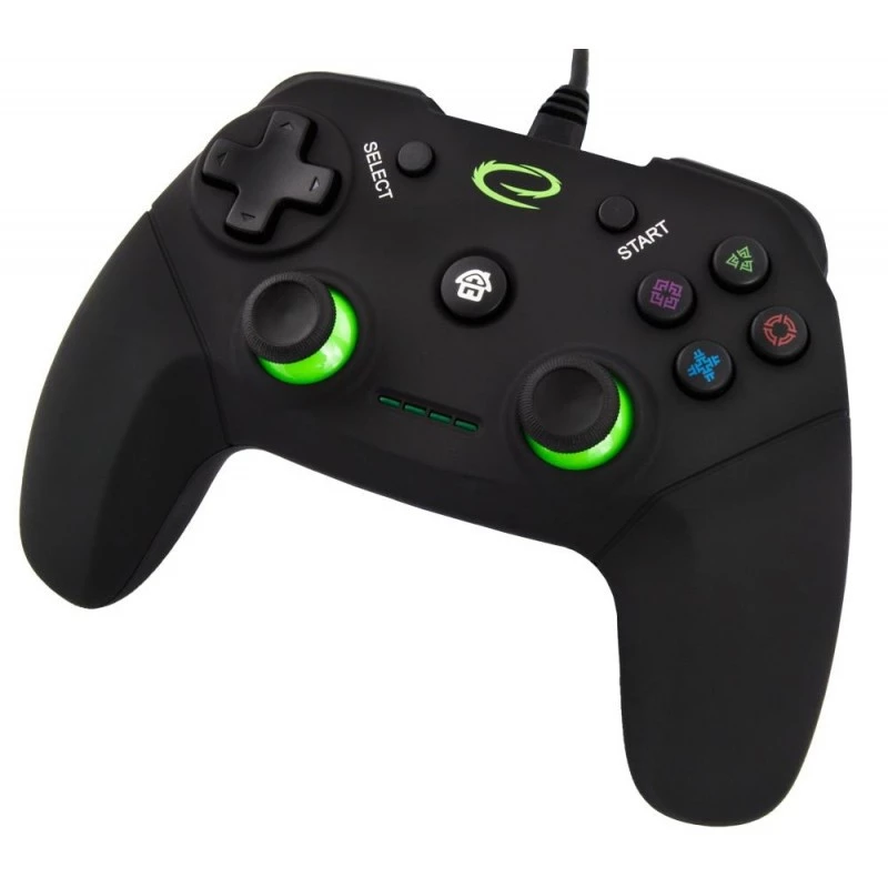 Gamepad ESPERANZA EGG110K wired USB with vibration, 12 buttons, 1.5 m cable — for PC and PS3
