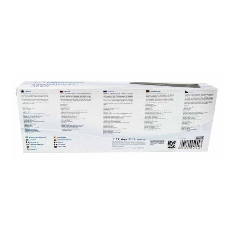 Esperanza EFL003 laminator Cold/hot laminator 250 mm/min Black
