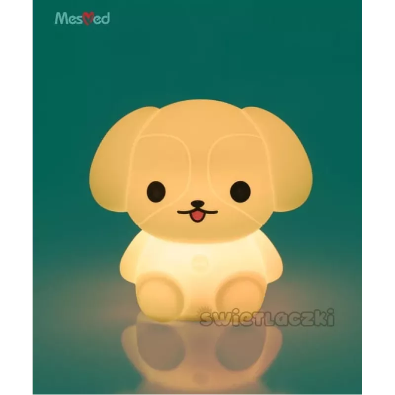 Portable rechargeable silicone lamp Mesmed MM027 Dog — rechargeable portable lamp with silicone design, model MM027