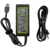 Power adapter Green Cell AD38AP 65W for Lenovo laptops, 20V 3.25A, 1.2 m cable, black