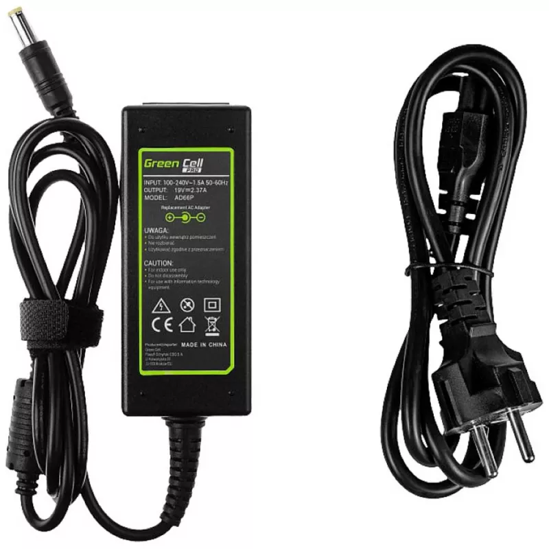 Green Cell Pro charger for Acer Aspire E5-511 E5-521 E5-573 E5-573g Es1-131 Es1-512 Es1-531 V5-171 19v 2.37a 45w