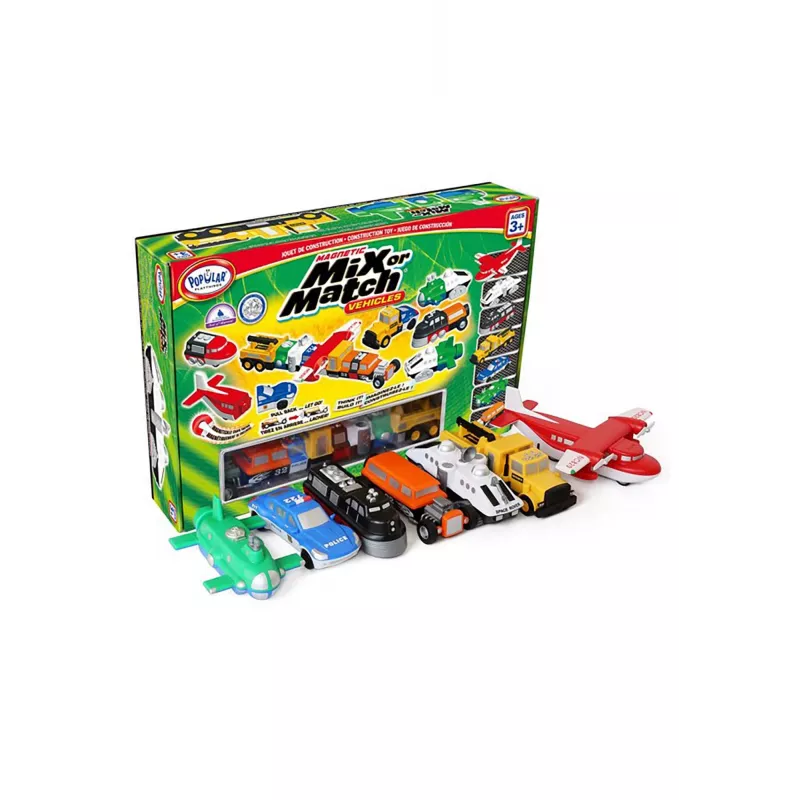 Vehicle set Popular Playthings Magnetic Mix or Match