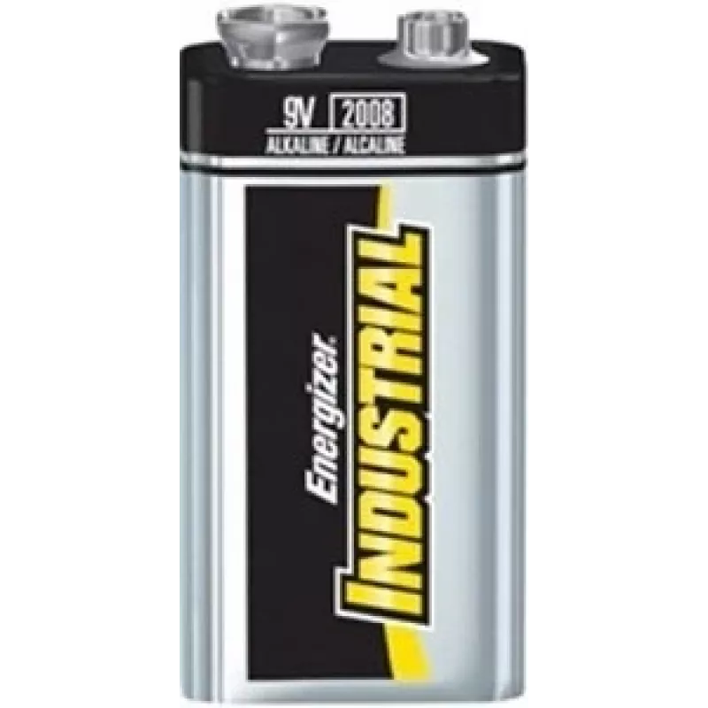 Energizer 9V PP3 Industrial Alkaline Batteries, 12 Pack
