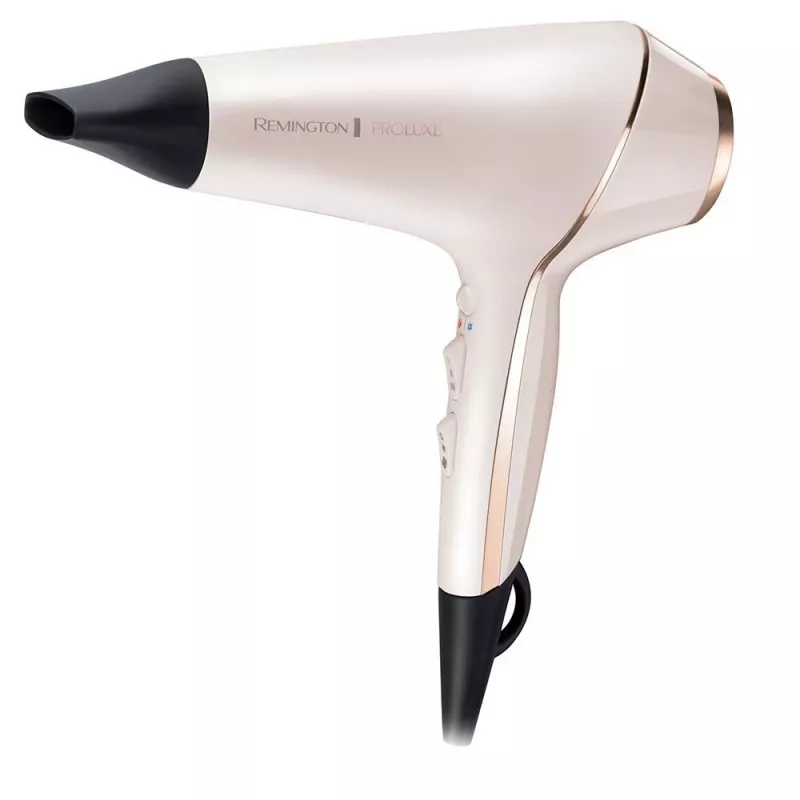 Remington Proluxe Ionic Hair Dryer with Diffuser and Concentrator Gold