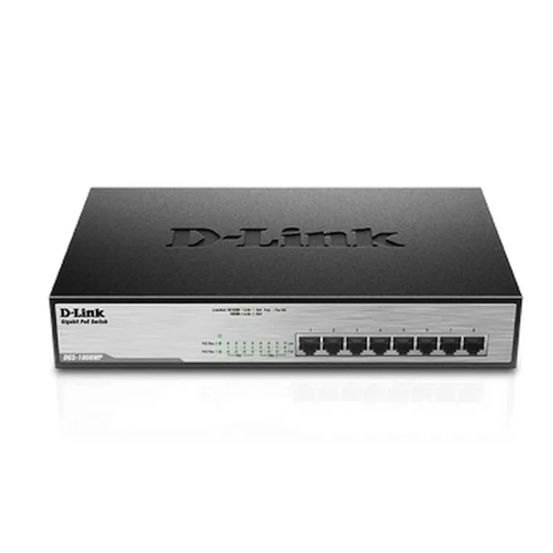 Unmanaged Switch D-Link DGS-1008MP 8-Port Desktop Gigabit Max PoE Switch