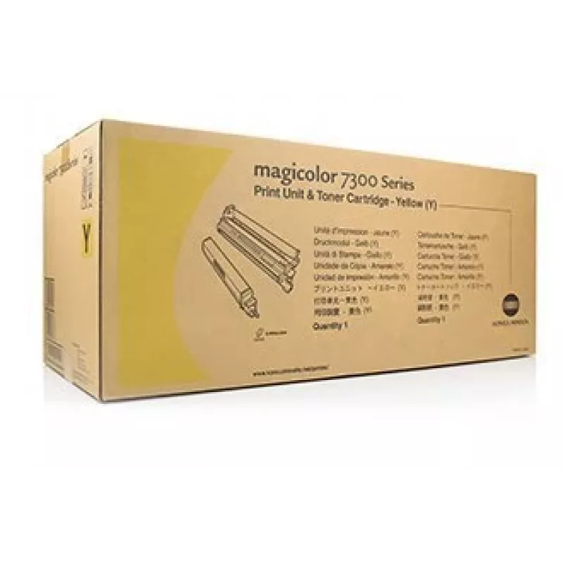 Konica Minolta A3VU250/TN-711Y Toner Yellow. 31.5K Pages/5% for KM Biz