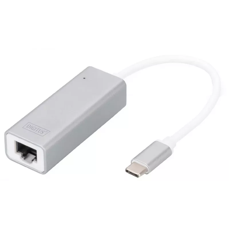 Digitus DN-3024 USB 3.0 Adapter 20 cm 1x USB-C to 1x RJ45 Shielded