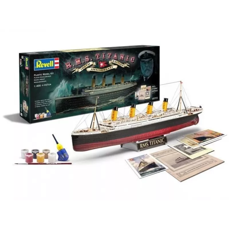 Rv05715 - Revell -1:400 - Gift Set - 100 Years Titanic (spec Edition)