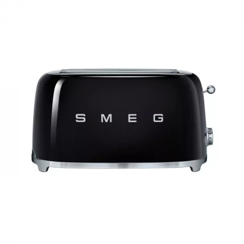 Smeg - TSF02 Toaster 4 Slices - Black/lacquered/WxHxD 41x20.8x21.5cm/6 Roasting Stages/1500W