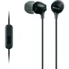 Sony MDR-EX15AP, Wired, 8 - 22000 Hz, Calls/Music, 3 g, Headset, Black
