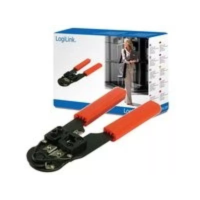 LogiLink WZ0004 Cable Crimper Crimping Tool Black. Red