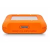 LaCie Rugged Mini External Hard Drive 4 TB 5400 RPM Micro-USB B 3.2 Gen 1 (3.1 Gen 1) Orange