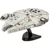 Revell 03600 Star Wars Millennium Falcon (Han Solo) 1:241 Scale Unbuilt/Unpainted Plastic Model Kit Without Glue Paint & Brush
