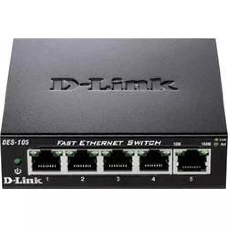 D-Link DES-105 Unmanaged L2 Black