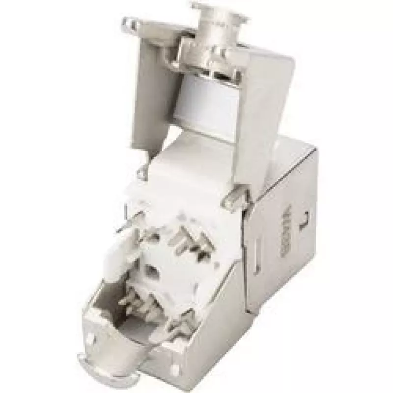 Digitus CAT 6A Keystone module, shielded with intelligent cable manager