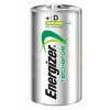 Energizer NiMH Rechargeable D Batteries 2500mAh - 2 Pack