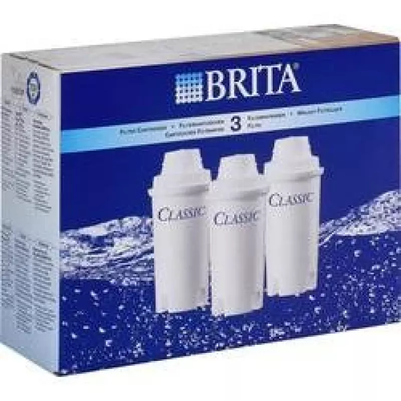 Brita 205386 Filter Cartridges Pack 3 Classic Replacement Cartridges (205386)