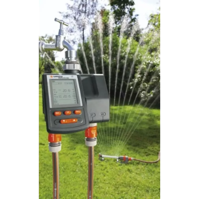 GARDENA 01874-20 Multi Control Duo Irrigation Programmable Sensor-