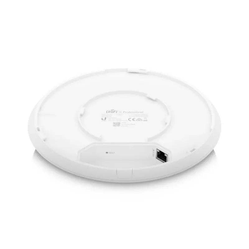 Wireless access point UBIQUITI U6‑PRO — Wi‑Fi 6 dual‑band 2.4/5 GHz, PoE, IP54, ceiling/wall, 4800 Mbps (5 GHz), 573.5 Mbps (2.4 GHz)