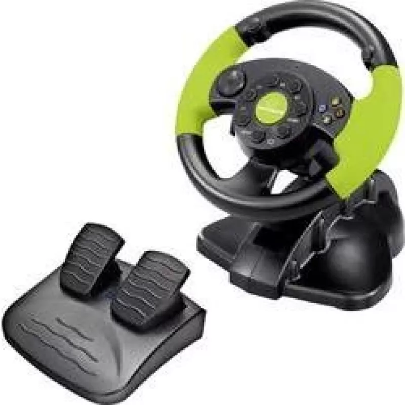 Wired Gaming Controller ESPERANZA EG104 for PlayStation 3 and Xbox 360, Black/Green