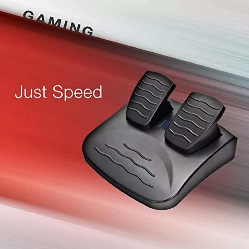 Steering wheel ESPERANZA EG103 gaming controller — PC/PS2/PS3, 13 buttons, vibration, accelerometer, black/red