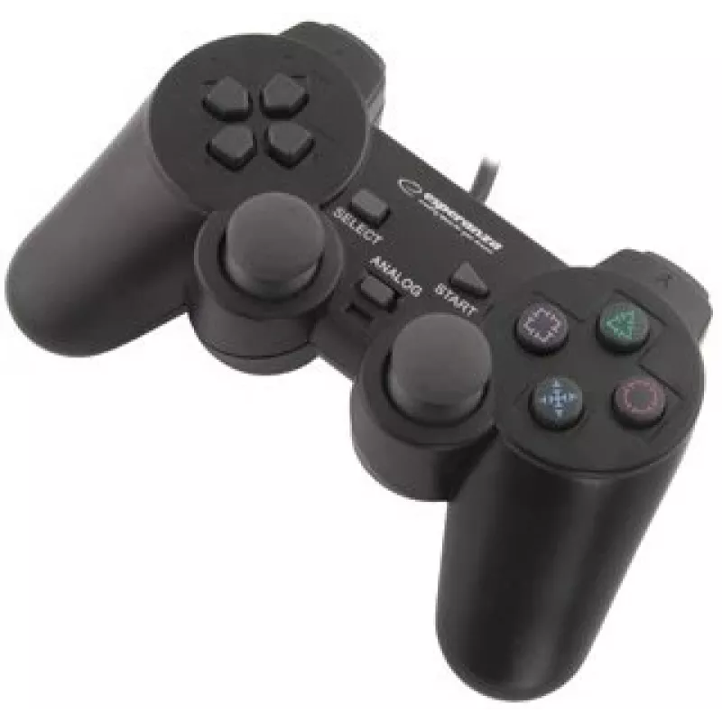 Gamepad ESPERANZA EG102 wired USB 2.0, PC/PlayStation 3 support, D-pad, vibration, black