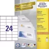 Universal Labels 70x35mm InkjetLaserCopy A4 100 Sheets 2400 pc(s) White