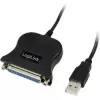 LogiLink UA0054A Parallel Cable Black 1.8 M
