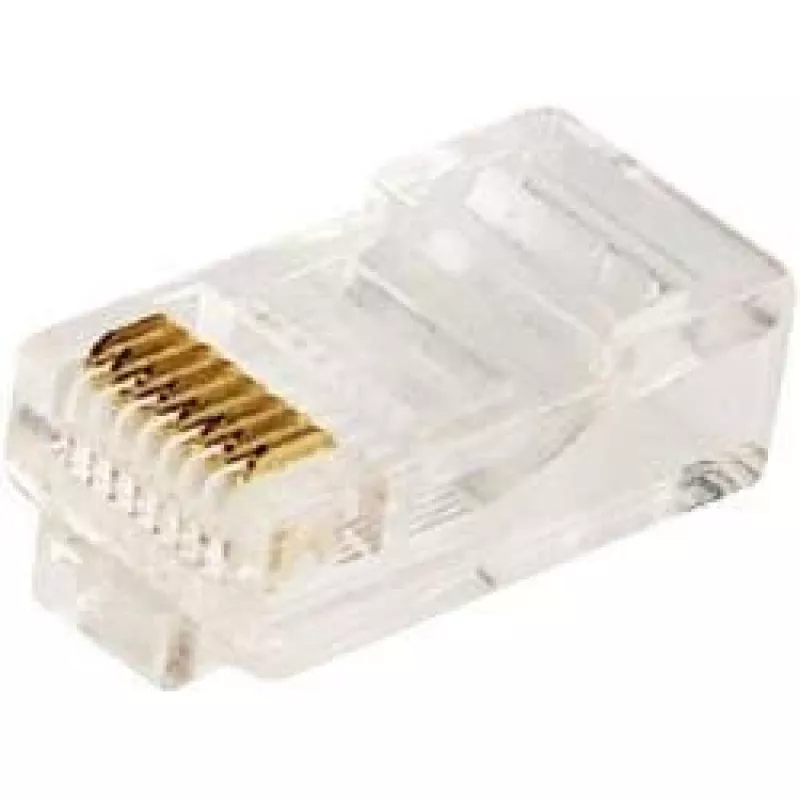 RJ-45 Wire Connector LOGILINK MP0002, CAT5e, transparent, pack of 100