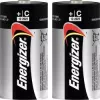 Energizer C Alkaline Power Batteries, 2 Pack