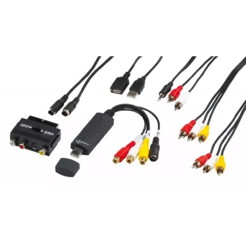 Gembird UVG - 002 Audio/Video Grabber (Composite Video/Stereo RCA/SCART-S-Video, USB 3.0)