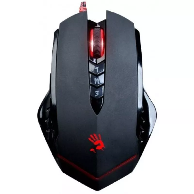 Gaming mouse A4Tech Bloody V8m — 3200 DPI, 8 buttons, V-Track optical, USB Type-A, black