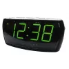 Clock radio Adler AD 1121 — clock radio, FM/AM tuner, LED display, battery backup, black