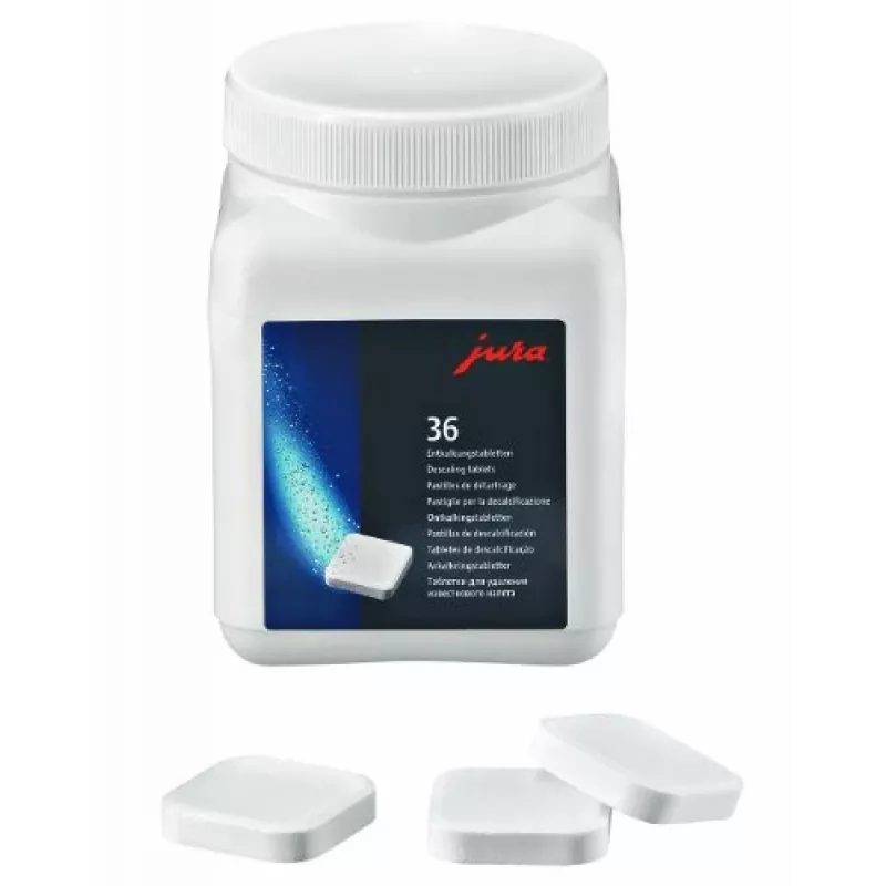 Cleaning tablets Jura Descaler 70751 for coffee machines, 36 tablets in plastic jar