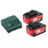 METABO 685050000 Rechargeable Battery, Cordless Screwdriver Voltage: 18V, Battery Capacity: 4Ah
