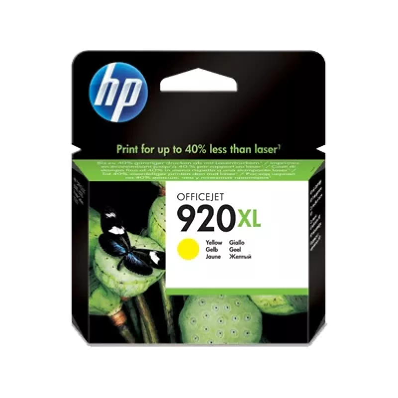 HP 920XL High Yield Yellow Original Ink Cartridge, Yellow, 1 pc(s), 700 pages