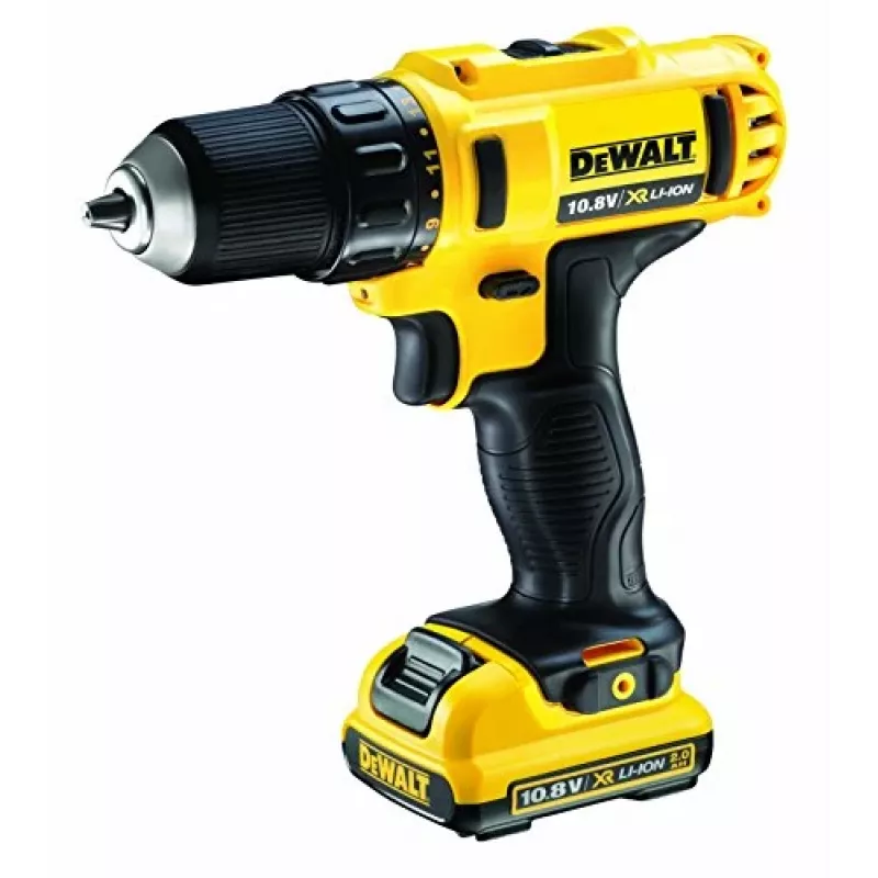 DeWALT DCD Keyless 10.8V Cordless Drill Driver Li-Ion, Euro Plug