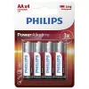 Single-use battery Philips Power Alkaline Battery LR6P4B/10