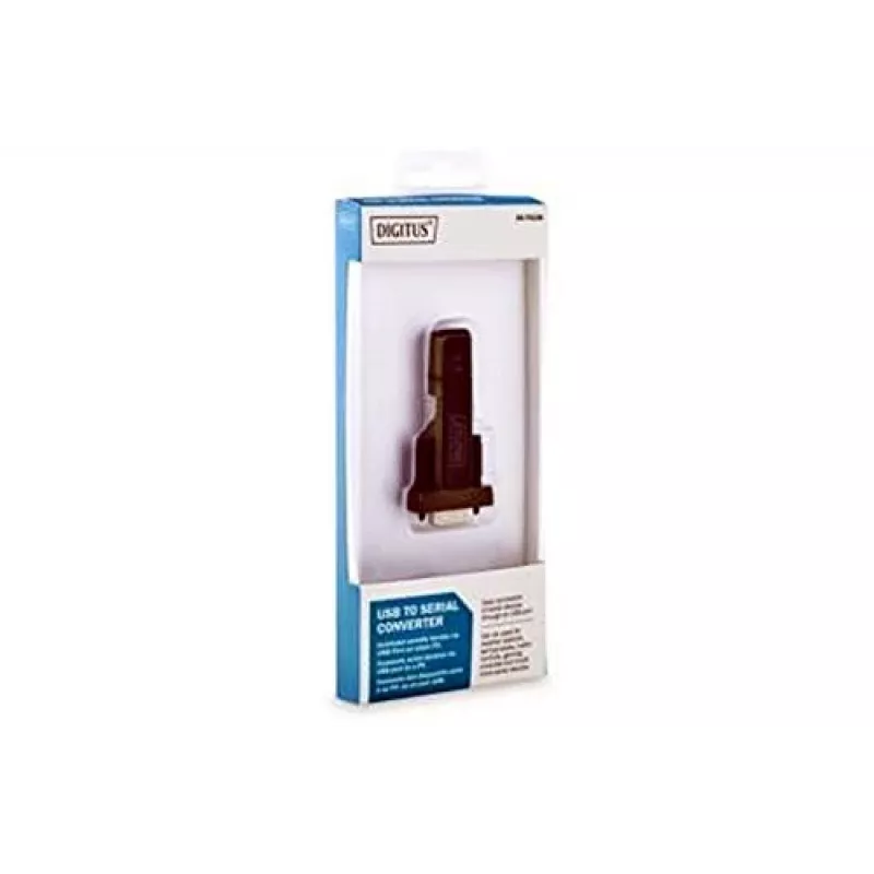 DIGITUS USB 2.0 to Serial Converter DSUB 9M Incl. USB a Cable 80cm FTDI Chipset USB 2.0 to RS232 (FT232RL)