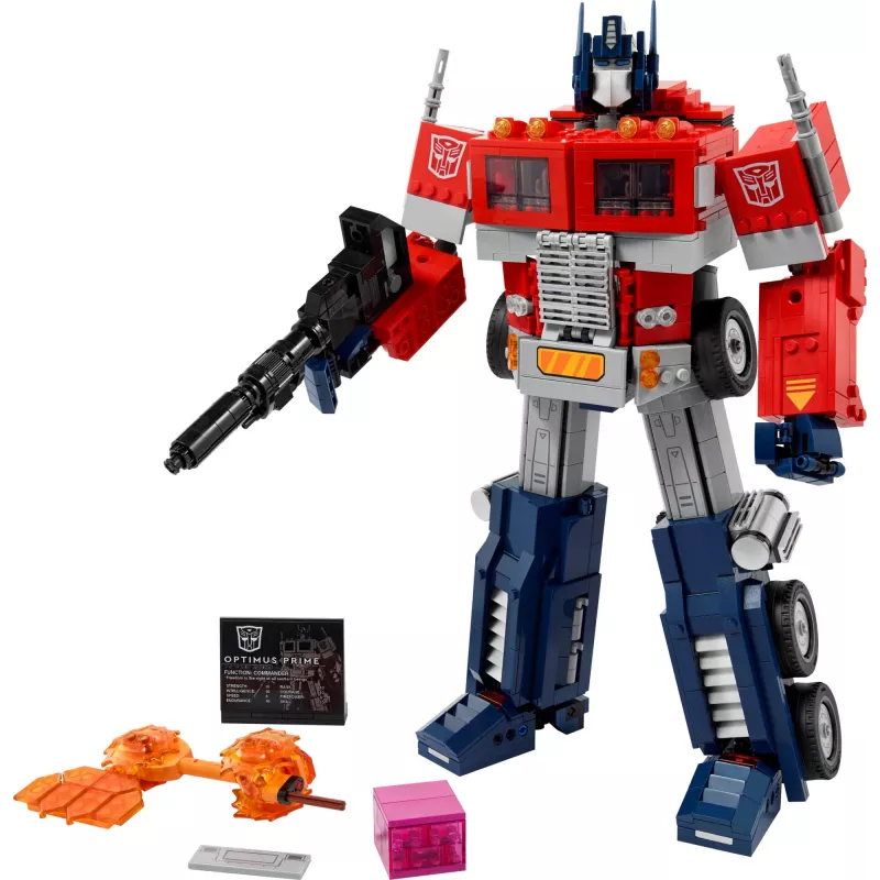 LEGO® 10302 Icons Optimus Prime, Transformers Robot Model Set