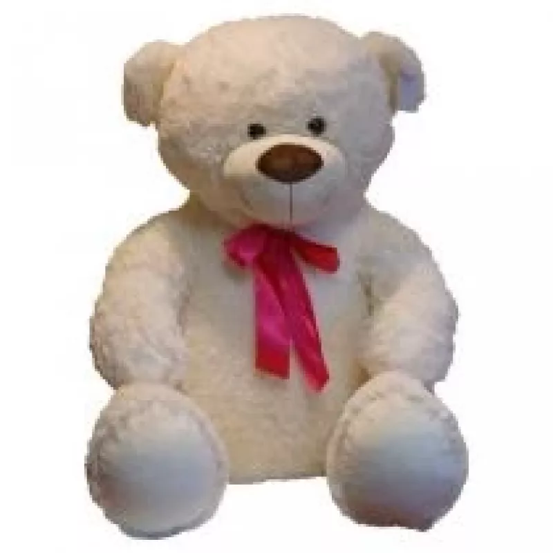 Soft toy teddy bear TULILO Norbert 75 cm, creamy plush stuffed animal