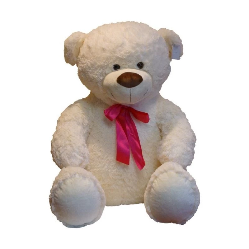 Soft toy teddy bear TULILO Norbert 75 cm, creamy plush stuffed animal