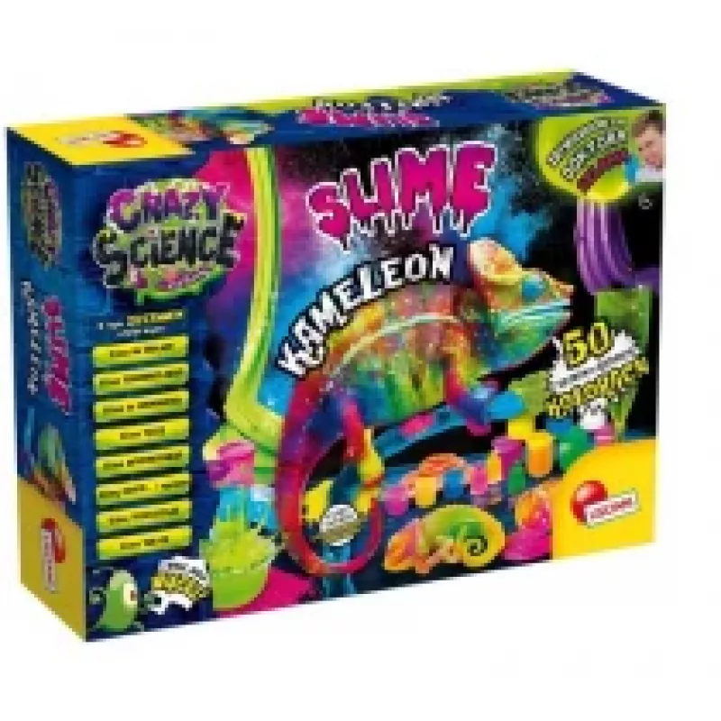 Liscianigiochi Science Kit Crazy Science Slime Chameleon 304-PL89246 – educational slime experiment set