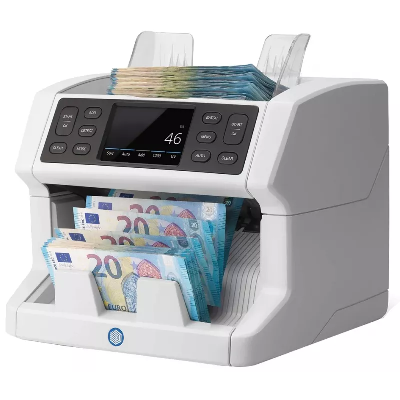 Banknote counting machine Safescan 2850 White LCD AC 110-240V