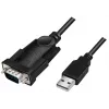 LogiLink AU0048A Serial Cable Black 1.5 m USB A DB-9