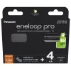 Rechargeable batteries PANASONIC ENELOOP PRO AA 2500 mAh 4 pc(s) + case (BK-3HCDE/4CP+CASE)