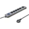 Surge Protector Qoltec 50166 Grey 6 AC Outlets 230V 3m