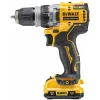 Pistol grip drill DeWalt DCD703L2T-QW — 12V, 3.0Ah x2, 1500 RPM, 10 mm keyless chuck, 25.5 N·m, 0.9 kg