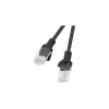 Lanberg PCU5-10CC-1000-BK Network Cable Black 10 M Cat5e U/UTP (UTP) (PCU5-10CC-1000-BK)
