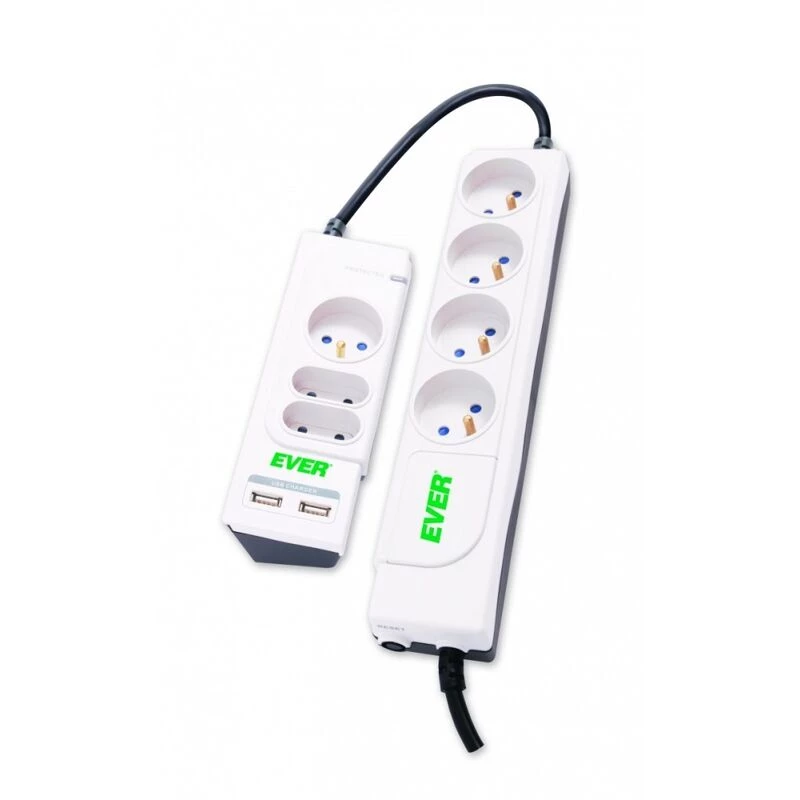 OFFICE PLUS 7 SORTIE(S) CA 250 V white (T/LZ06-OFP018/0000) - Ever